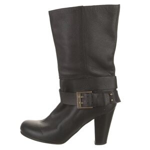 シューズ・サンダルその他 Chloe Cognac-coloured Ambre ankle boot Ambre leather ankle boots in brown - Chloe | Mytheresa